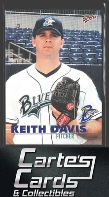 Keith Davis 2000 Multi-Ad Bridgeport Bluefish #8 Bridgeport Bluefish - Image 1 of 2