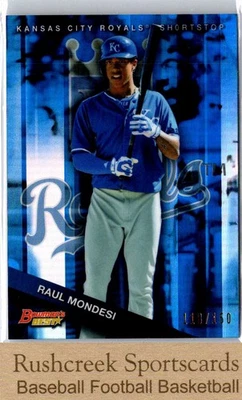 2015 Bowman's Best #TP-4 Raul Mondesi refrator azul /150 Top Prospects - Imagem 1 de 2