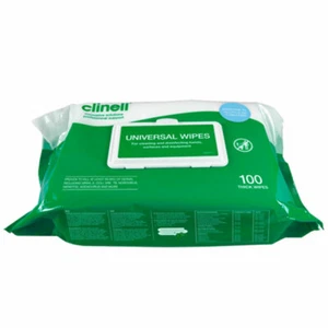 Clinell Universal Cleaning Surface Disinfection Multi Purpose Wipes (100 Wipes) - Picture 1 of 1