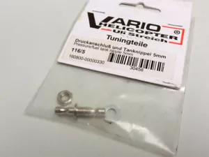 Spare Fuel Fittings Drucknippel M5 Vario Helicopter Heli Burner Sky Fox - Picture 1 of 2