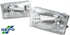 fit 99-04 Ford Super Duty F250 F350 Crystal Clear Head Lights Assembly by DEPO - Picture 1 of 1