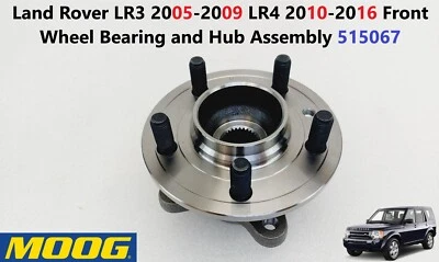 Land Rover LR3 2005-2009 LR4 10-16 Front Wheel Bearing and Hub Assembly 515067 - Image 1 of 4