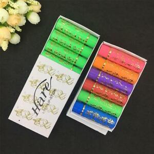 6x/ Set Hare Magic Moroccan Lipstick Color Changing Green To Pink best gif new