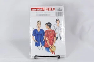 Neue Mode Pattern 22242,  Size 12 - 26 Misses' Tops, Blouse Pattern, Uncut - Picture 1 of 2