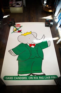 CANDEREL BABAR French Bus Shelter Vintage Advertising Food Poster Original 1999 - Imagen 1 de 7