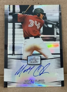 MATT OLSON 2012 Leaf Draft REFRACTOR SP BLUE INK RC AUTO 11/99! #BA-MO1! INVEST! - Picture 1 of 1