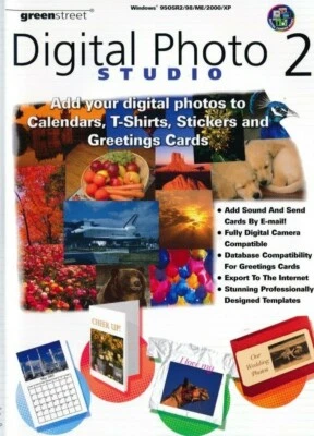 Digital Photo Studio 2 - Greeting Cards T-Shirts Software - PC (Disc in Sleeve) - Image 1 of 3