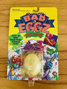 1992 Bad Eggz Bunch Vintage Sellado #15 Octoegg Amarillo - Imagen 1 de 3