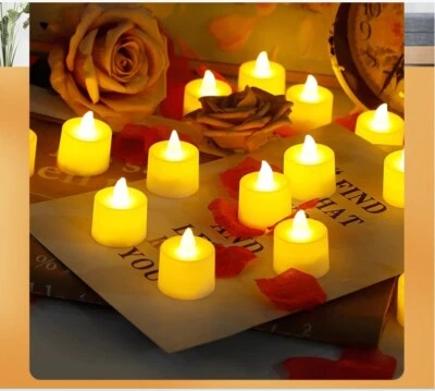 Hot 24Pcs Flameless Candle LED Battery Artificial Candle Festival Venue Layout P - Image 1 of 4