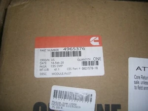Cummins Inlet Module, Inlet 4965376 OEM Cummins - Bild 1 von 5