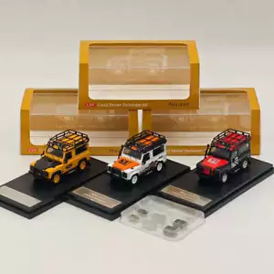 Master 1:64 Lan~over Defender 90 Camel Cup Diecast Toys Miniature Hobby Gifts - Imagen 1 de 17