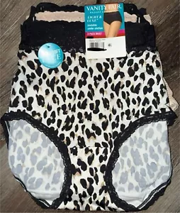 Ropa interior calzoncillos Vanity Fair radiantes para mujer 3 pares mezcla de nailon lujo ~ S - Imagen 1 de 5