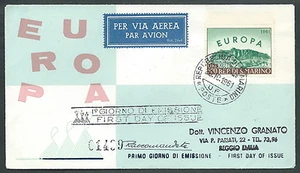 1961 SAN MARINO FDC RE.RU. EUROPA TIMBRO ARRIVO - K1 - Picture 1 of 1