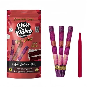 Rosenpalmen Slim Bio Rollen, 3 Rollen + 1 Stick, Red Velvet - Bild 1 von 1