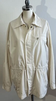 Chaqueta cortavientos Polo Sport Ralph Lauren para mujer M marfil cremallera completa abrigo Foto 1 de 4