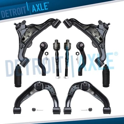 Brazo de control inferior superior delantero Tierod de 10 piezas para Nissan Frontier Pathfinder Xterra Foto 1 de 4