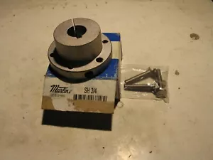 NIB MARTIN SH 3/4 QD "SH" NICKEL PLATED BUSHING 3/4" BORE 3/16" KEYWAY P6969 - Picture 1 of 4