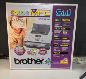 Brother MFC-3240c Color Inkjet MFP Printer Fax Copier Scanner 5 In 1 NEW Sealed - Picture 1 of 5