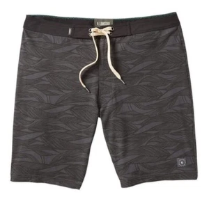 Mens Linksoul Leaf Print Boardwalker Golf Short - Waist 33" - Picture 1 of 1