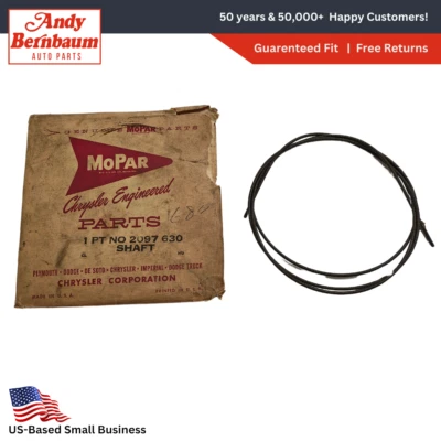 1960-1961 Dodge Plymouth Desoto Belvedere Speedo Drive Shaft Cable NOS 2097630 - Image 1 of 4
