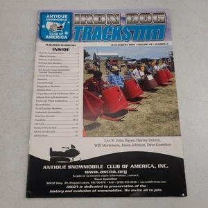 Iron Dog Tracks Magazine July August 2021 Antique Snowmobile Club Of America - Picture 1 of 5