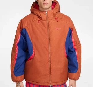 Nike Project FROG Mens Size M Puffer Insulated Jacket Orange Blue HJ6934-246 NWT - Picture 1 of 11