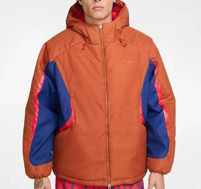 Nike Project FROG Mens Size M Puffer Insulated Jacket Orange Blue HJ6934-246 NWT - Image 1 of 4