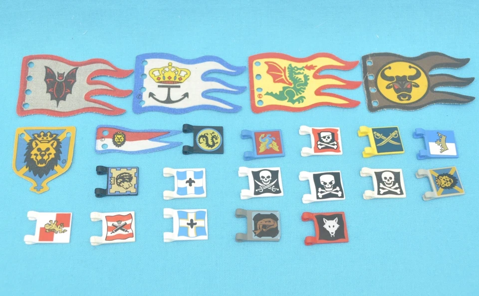 Lego Flagge Flag Fahne Castle Burg Ritter Piraten Imperial zum Auswählen - Bild 1 von 1