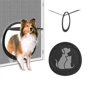 Dog Door for Screen Door, Patent Desigh Pet Screen Door with Lockable Magneti... - Foto 1 di 5