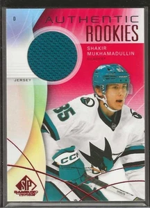 2024-25 SP Game Used #234 Shakir Mukhamadullin (RC) Red Jersey-Sharks - Picture 1 of 2