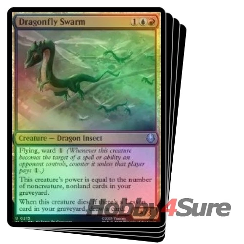 Foil Dragonfly Swarm X4 M/NM Magic: The Gathering MTG Avatar: The Last Airbender - Image 1 of 1