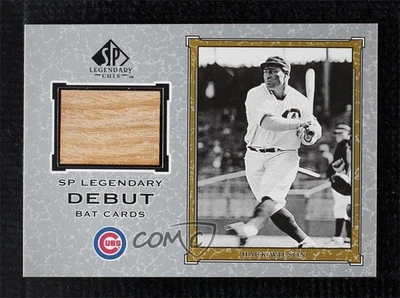 2001 SP Legendary Cuts Legendary Debut Bats Hack Wilson #D-HW HOF - Image 1 of 2