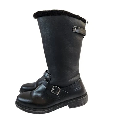 Сумки женщин черный искусственного меха с подкладкой колена сапоги размер 10 M - Изображение 1 из 4