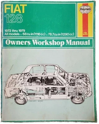 Manuale Di Riparazione Fiat 128 Haynes 1972-1979 Per Proprietari - Immagine 1 di 4
