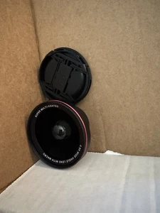 Super Multi-Coated 0.6X Wide angle Lens With Macro + LC58 & M37 Covers - Picture 1 of 6