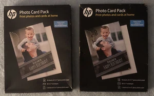 HP Photo Card Pack Photo Glossy cards 10 - 5x7 & 5 4x6 + 10 envelopes - Picture 1 of 2
