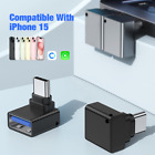 90 Degree USB C to USB Adapter Type C Connector for iPhone 15 Plus Pro Converter