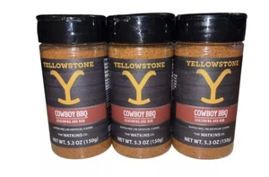 3 condimentos y frotaciones para barbacoa de vaquero Yellowstone 5,3 oz sin gluten - Imagen 1 de 3