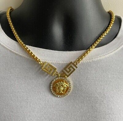 Gorgon Head Unisex Ancient Greek Goddess Pendant Necklace 16  18  20  Inch UK • 6.19£