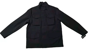 Michael Kors - Black Mens Military Style Waterproof Anorak Rain Jacket - Size: L - Picture 1 of 19