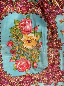 Lonsdale Floral Print Feather Light Blouse Dress Sewing Fabric Poly 2 yds x 50" - Picture 1 of 7