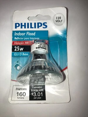 Philips 416933 Indoor Flood 25-Watt MR16 GU10 Base Light Bulb - Image 1 of 3