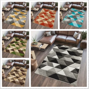 MODERN LARGE RUGS FOR LIVING ROOM THICK PILE FOR BEDROOM KITCHEN HALLWAY CARPETS - Picture 1 of 31