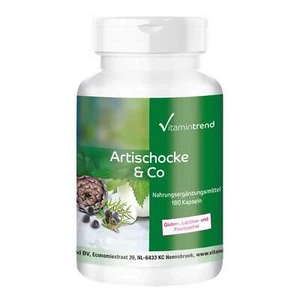 Artischocke-Komplex - 180 Kapseln mit Brennnessel + Wacholder | Vitamintrend - Bild 1 von 11