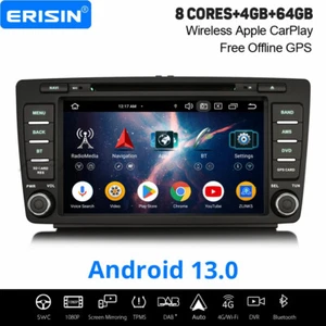 8" 4+64GB Android 14 Autoradio Navi Für Skoda Octavia Superb Yeti Rapid Roomster - Bild 1 von 24