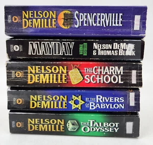 5 Nelson DeMille Spencerville Mayday Charm School Talbot Odyssey PB Lot - Picture 1 of 9