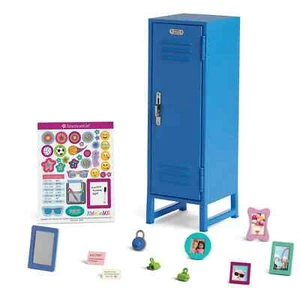American Girl SCHOOL LOCKER - TRULY ME - BLUE SET - 12 PIECE SET - New - In Box - Picture 1 of 4