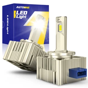 AUTOONE White 6000K D1S LED High Low Beam Headlight Bulbs HID XENON REPLACE CE1 - Picture 1 of 12