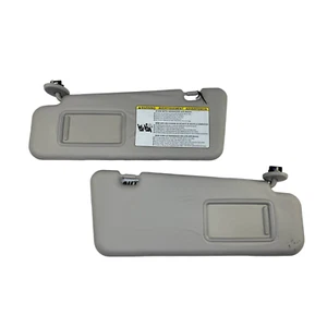 2010 - 13 Toyota Highlander Sunvisor set OEM pair Ash Grey sun visors - Picture 1 of 6