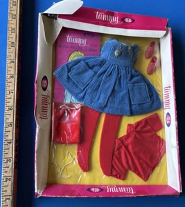 Vestito bambola vintage Tammy CUTIE CO-ED #9132 - Foto 1 di 12